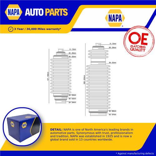 Steering rack boot fits - steering,