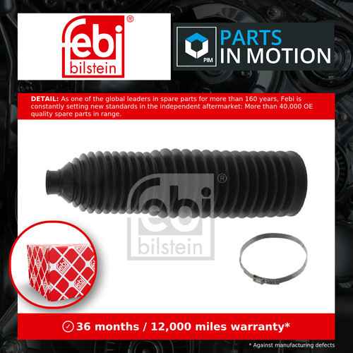 Steering rack boot - steering, fits